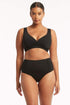 Sea Level Essentials High Waist Gathered Side Pant